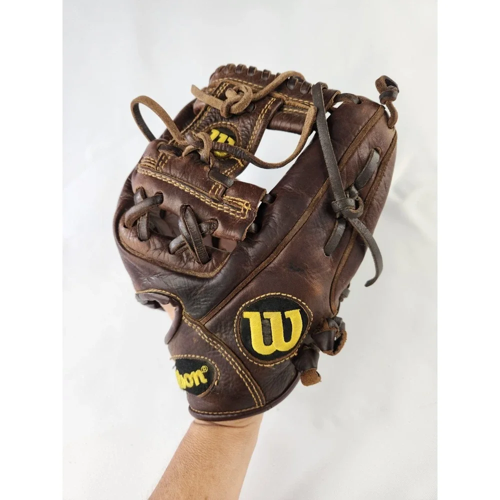 Wilson A800 Optima sz 11.5 Brown Leather Baseball Glove RHT Right Hand Throw